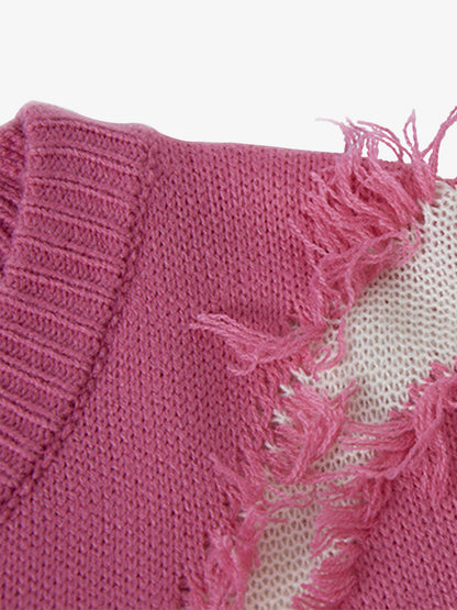 Skull Pattern Knit Sweater for Bold Fashion Statements 