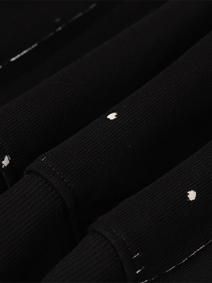 Skull Pattern Knit Sweater - Perfect for Casual and Edgy Looks 