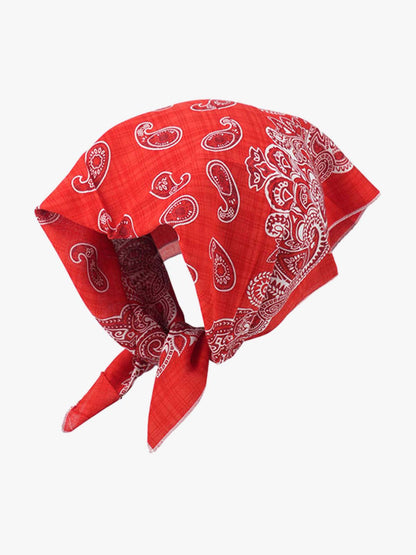 Floral Satin Feel Bandana 