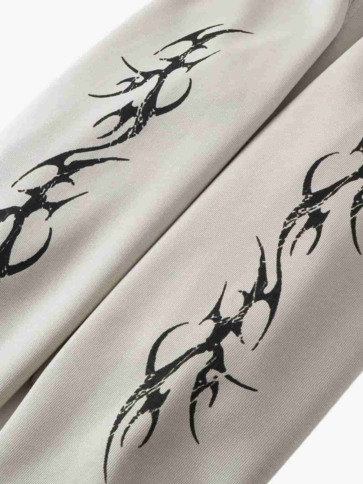 Stylish Hooded Zip-Up Sweatshirt with Unique Sleeve Design 