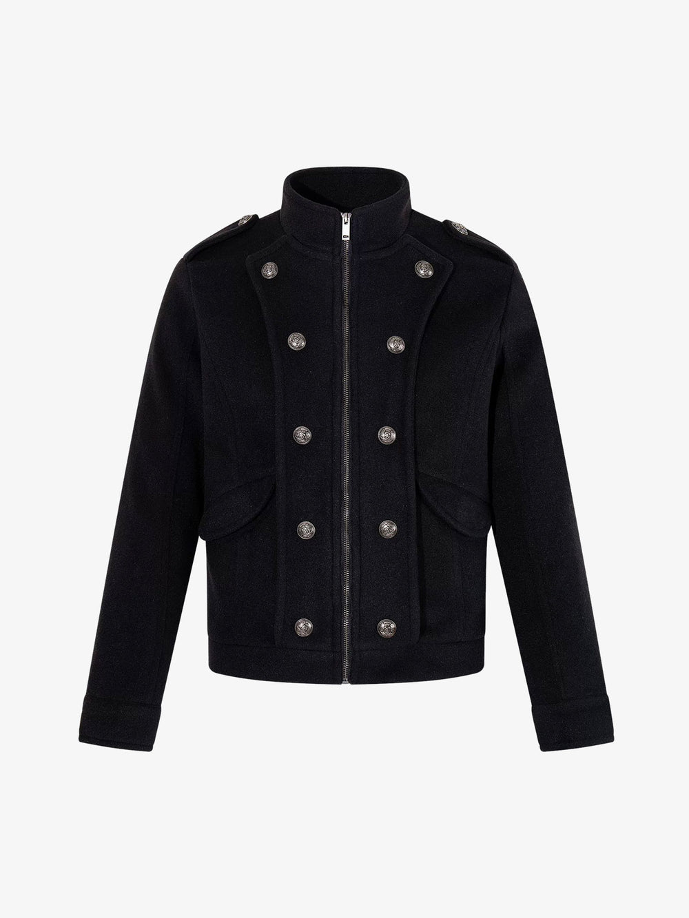 Structural Metal Buckle Jacket