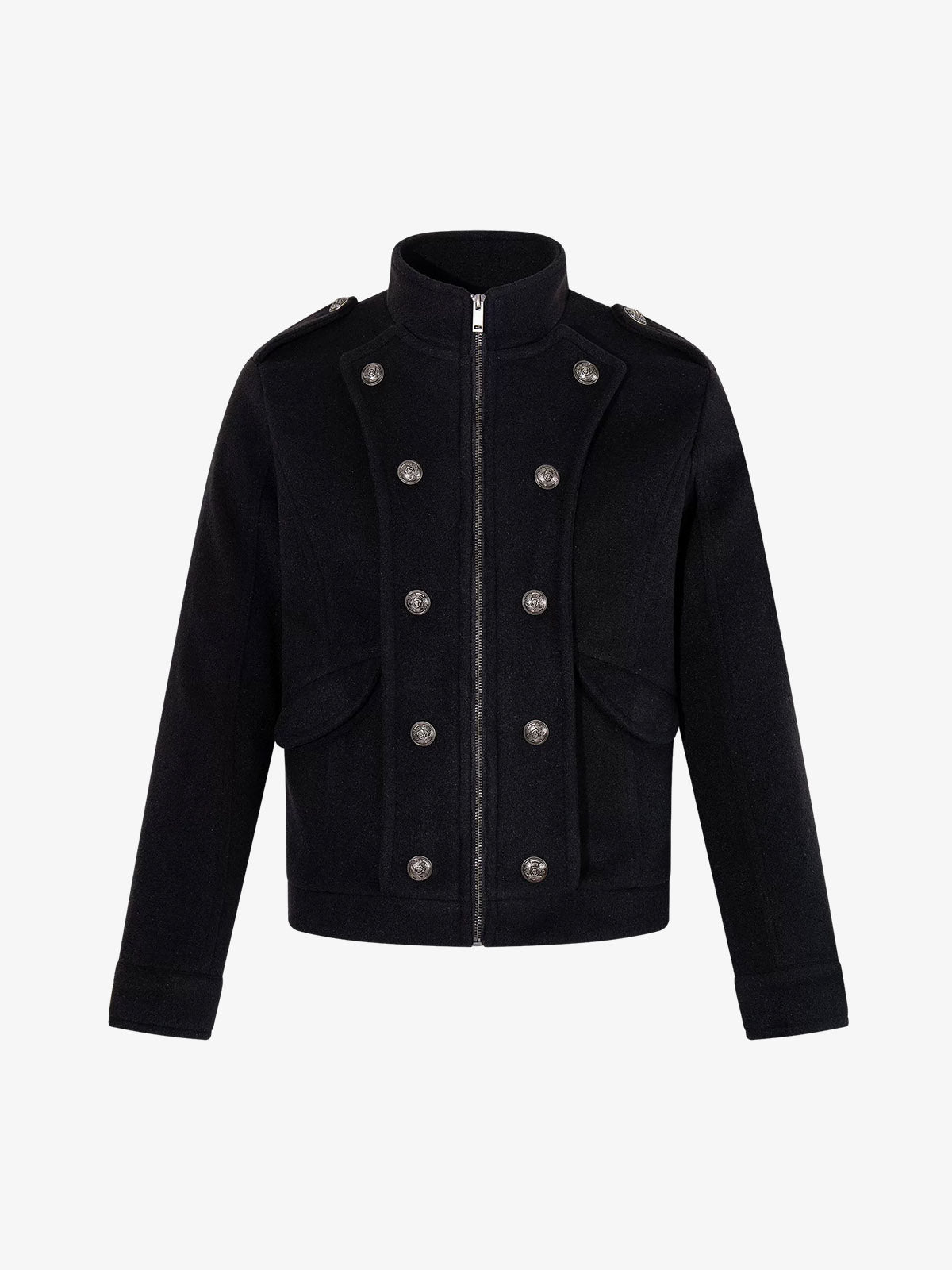 Structural Metal Buckle Jacket