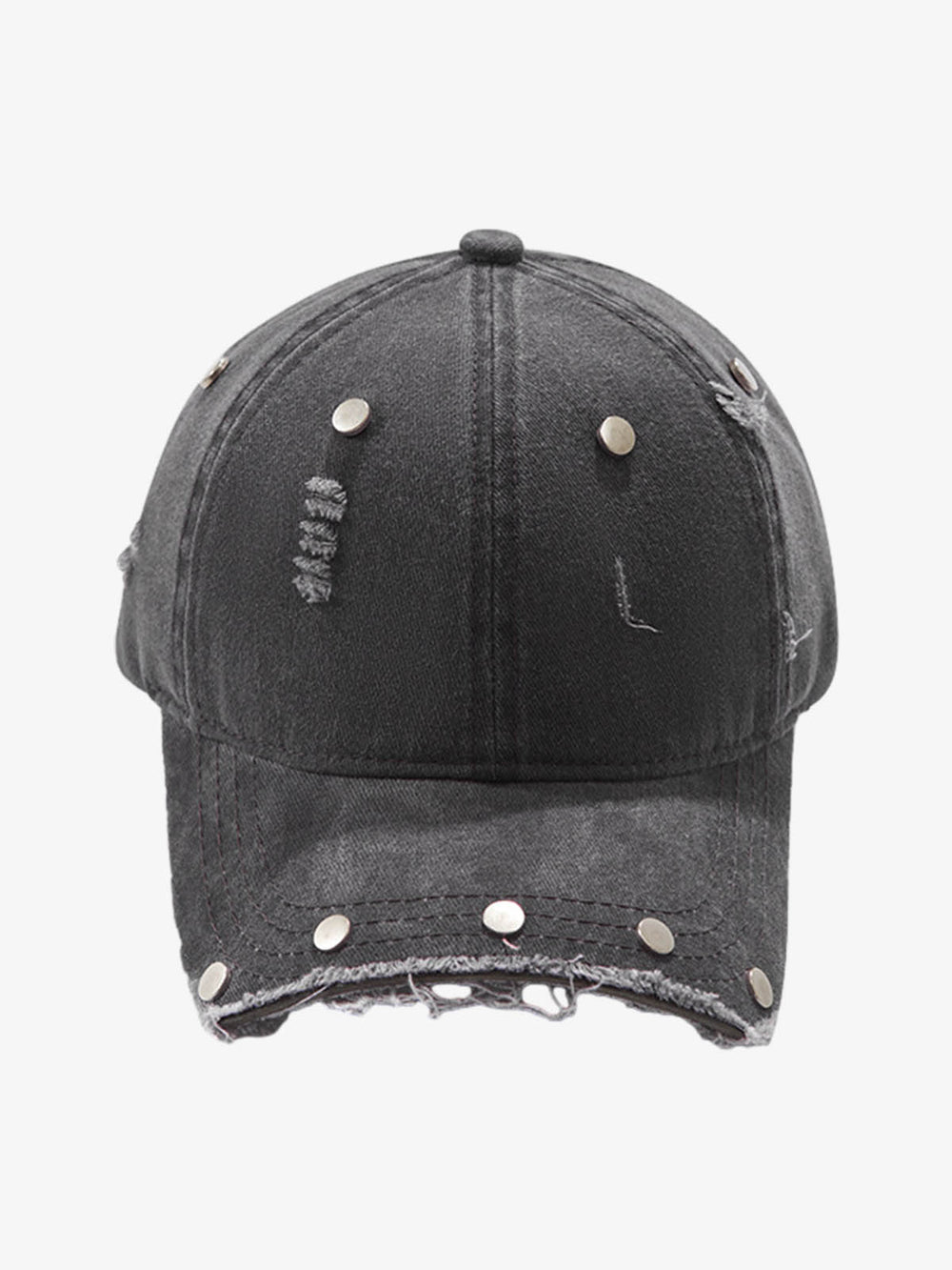 Distressed Rivet Detail Cap
