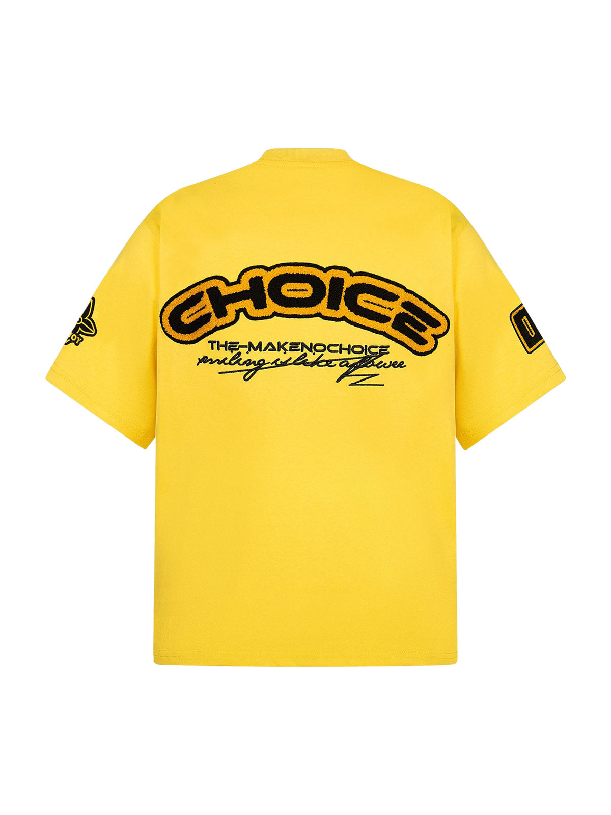 Retro Motorcycle Style Heavy Patch Embroidered T-shirt