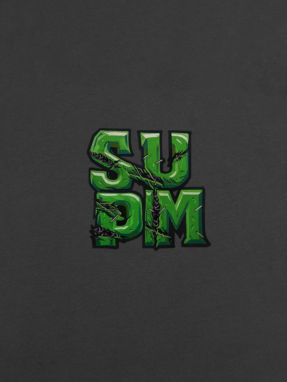 Supermade Street Green Thorn Font T-Shirt 