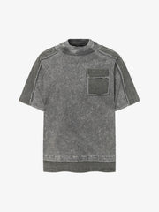 Exposed Seam Washed T Shirt 