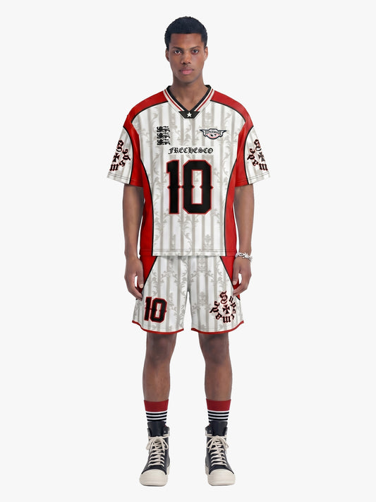 Retro British Striped Custom Jersey Set