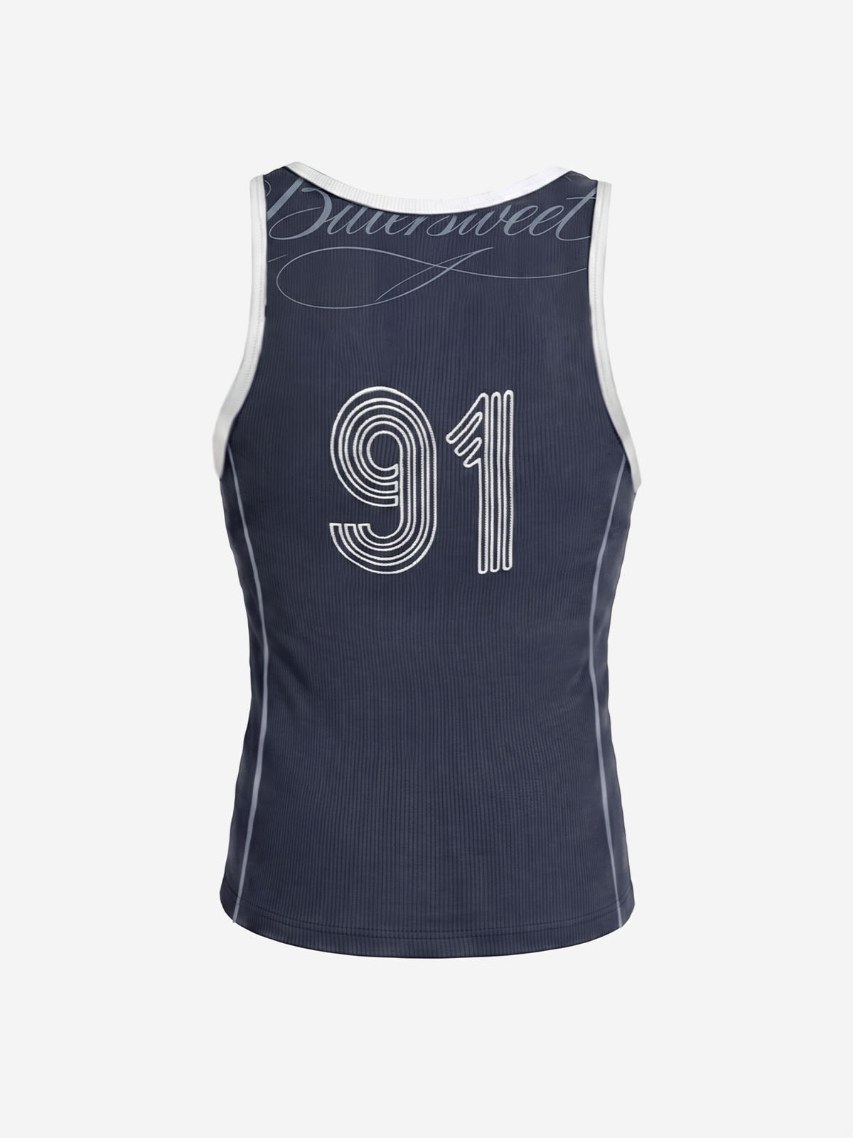 Gilet con logo numerico e blocchi di colore