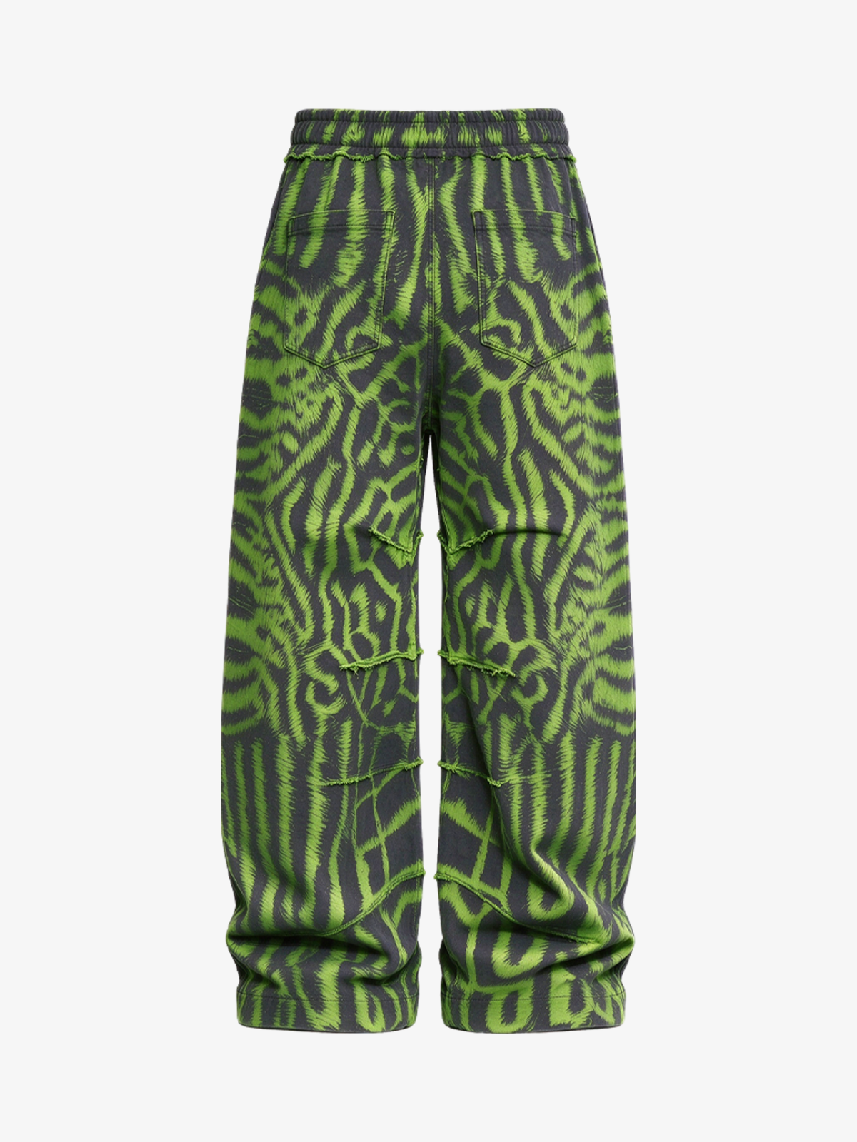 Neon Tiger Stripe Zip Hoodie & Sweatpants Set