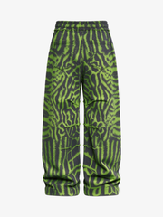 Neon Tiger Stripe Zip Hoodie & Sweatpants Set