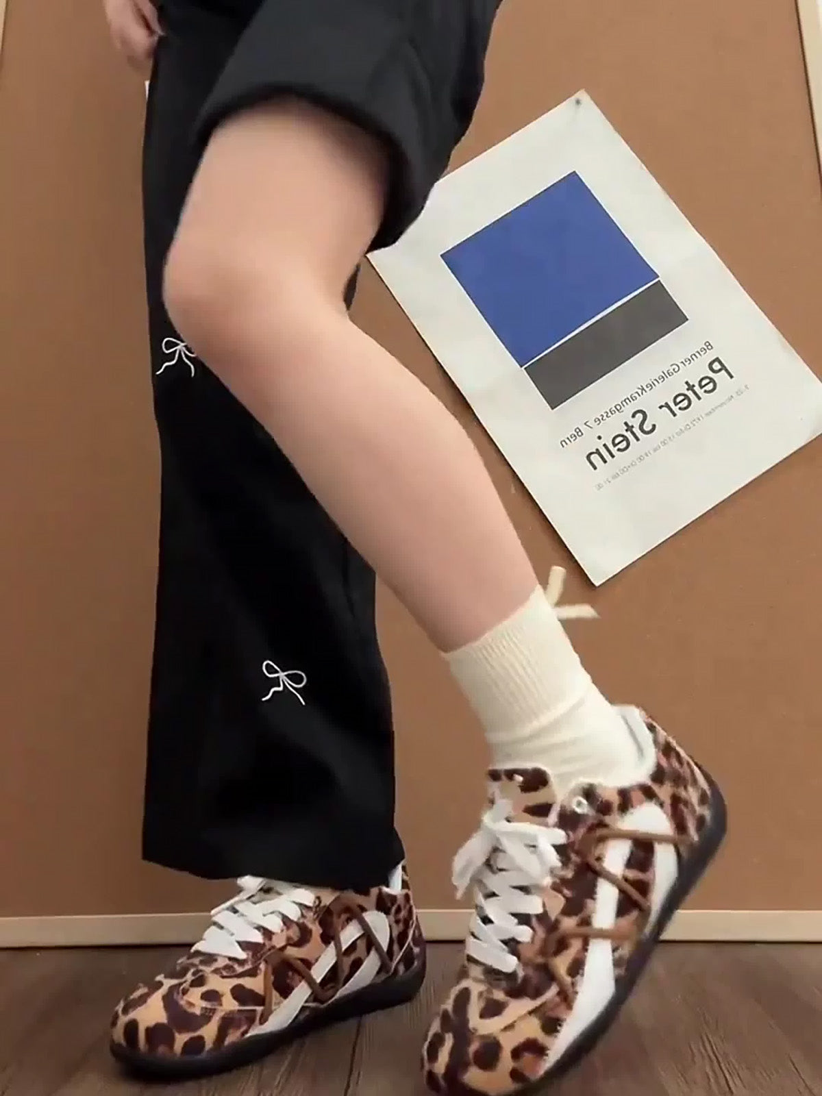 Leopard Print Sneakers for Women - Trendy and Comfortable Athletic Shoes 