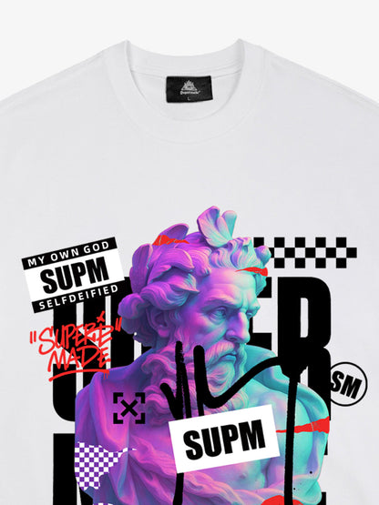 Unique Graphic T-Shirt with Bold Artistic Design for Men 