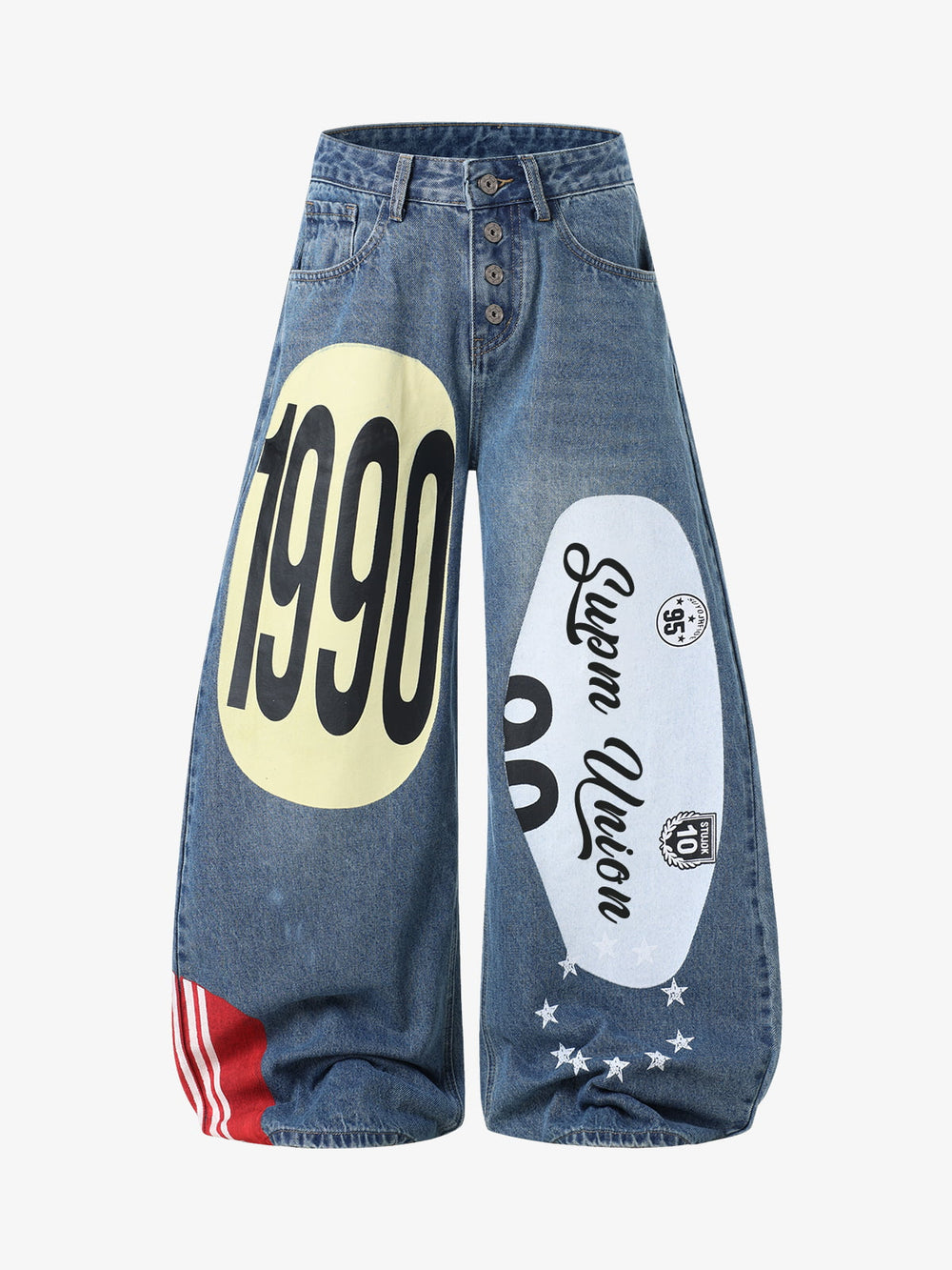 Star Racing Graphic Jeans