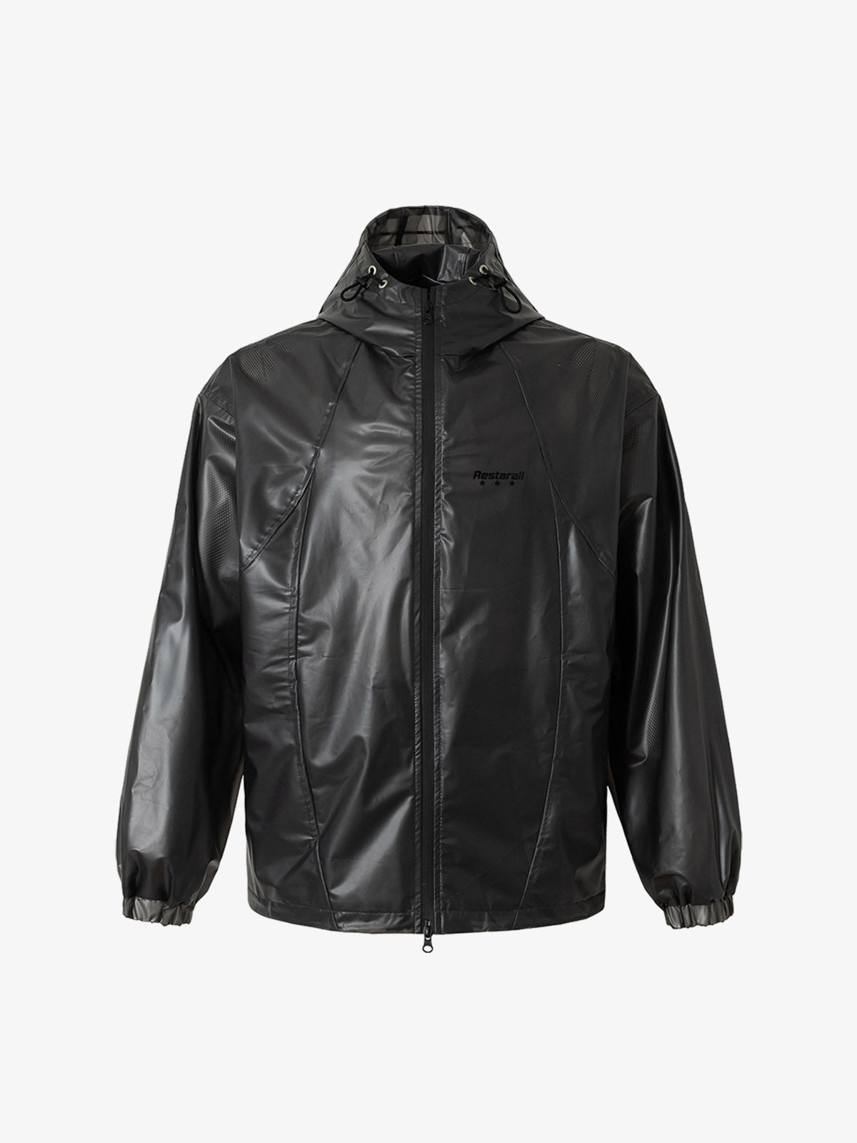 Thesupermade Shiny Functional Waterproof Hooded Jacket 