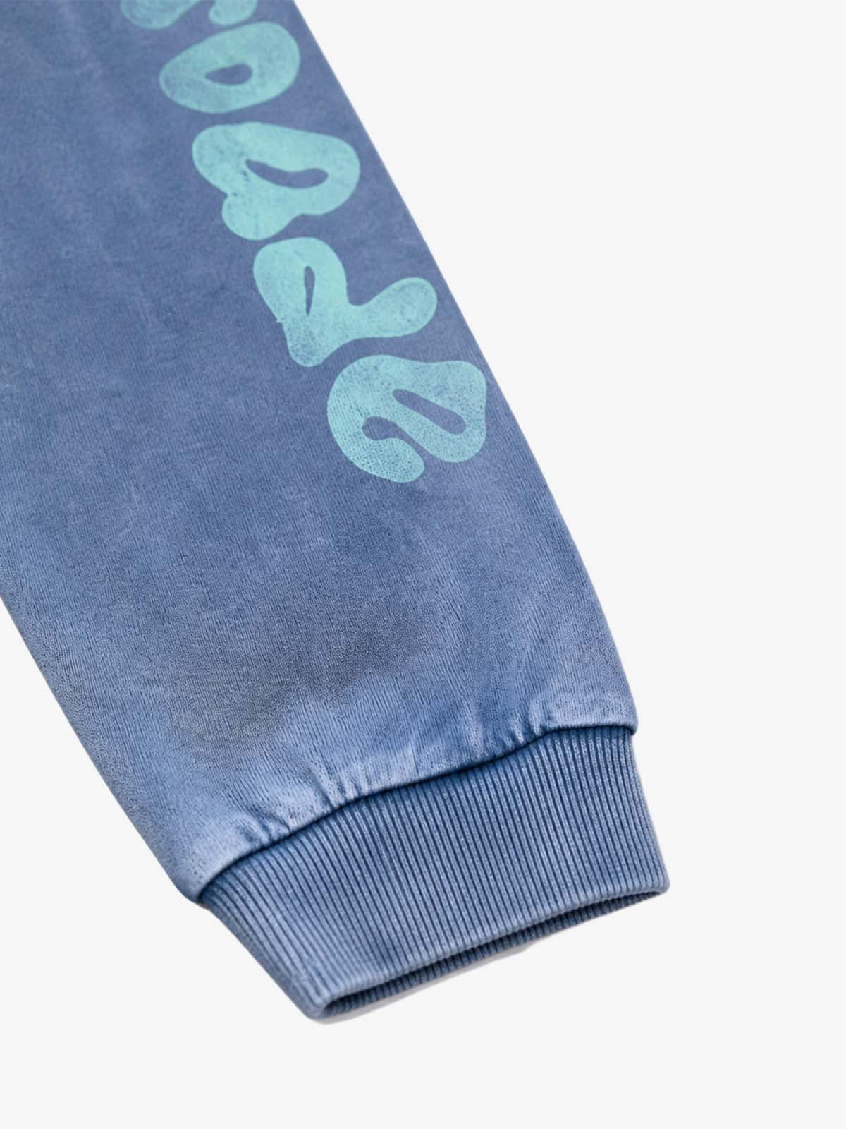 Smile Graphic Washed Boxy Long Sleeve Tee
