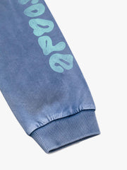 Smile Graphic Washed Boxy Long Sleeve Tee