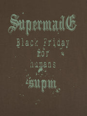 Gothic Skull Spiderweb Graphic T-Shirt 