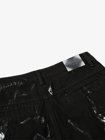 Deconstructed Layered Patchwork Cargo Pants 