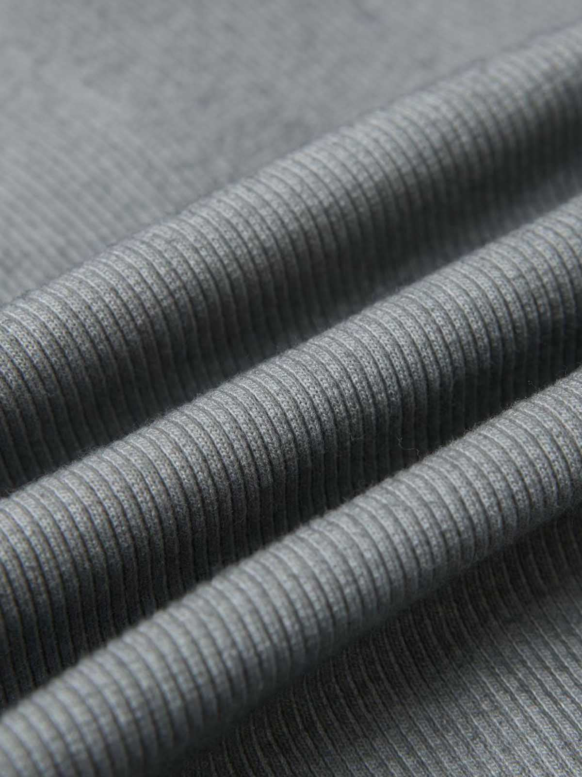 Corduroy Long Sleeve Tactical Shirt with Embroidered Logo and Padded Shoulders 