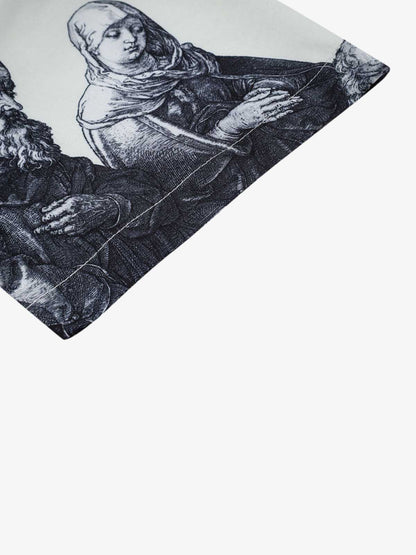 Renaissance Sketch Art Cuban Shirt 