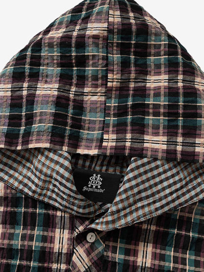 Classic Plaid Button-Up Shirt for Men - Perfect for Casual and Outdoor Adventures 