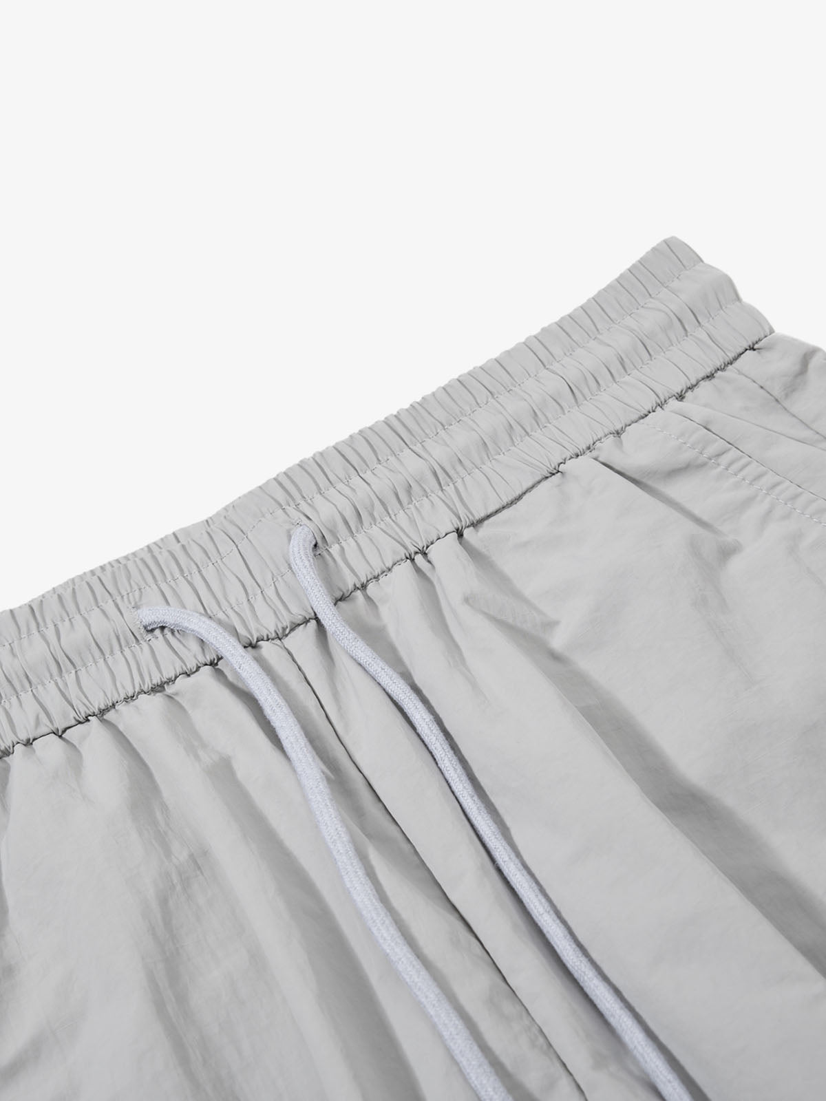 Music Note Print Baggy Nylon Cargo Pants