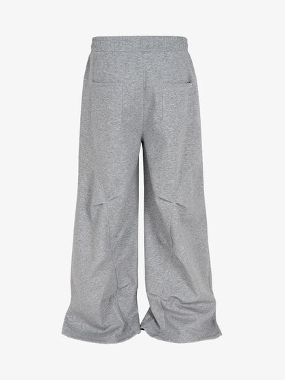 Pleated Crease Wide-leg Mopping Casual Pants 