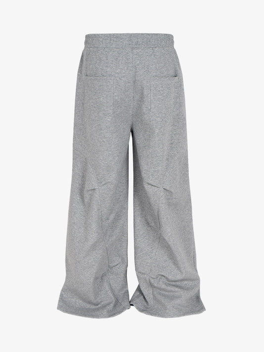 Pleated Crease Wide-leg Mopping Casual Pants 
