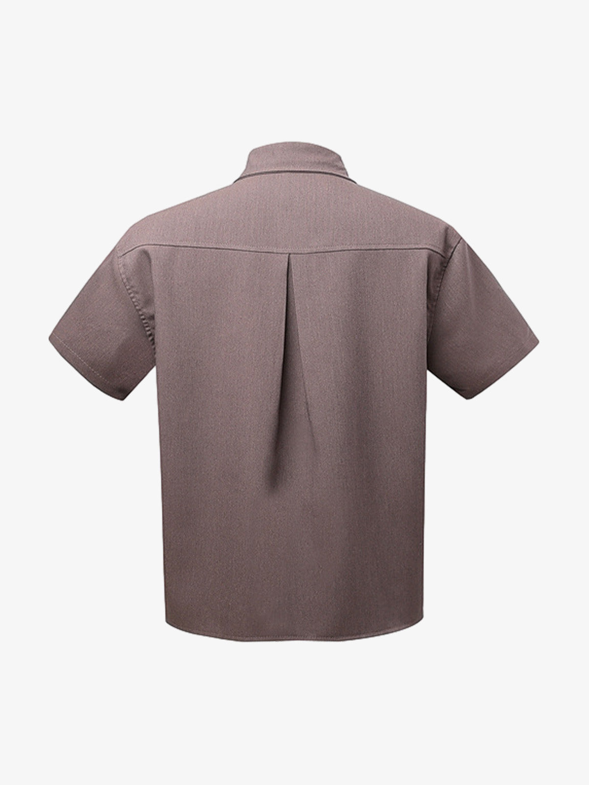 Deconstructed Patchwork Tie Short-sleeved Shirt 