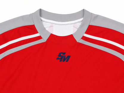Racing Graphic Color Block Long Sleeve Tee