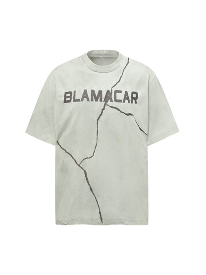 Washed Lightning Oversized T-Shirt 