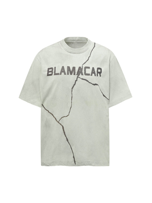 Washed Lightning Oversized T-Shirt 
