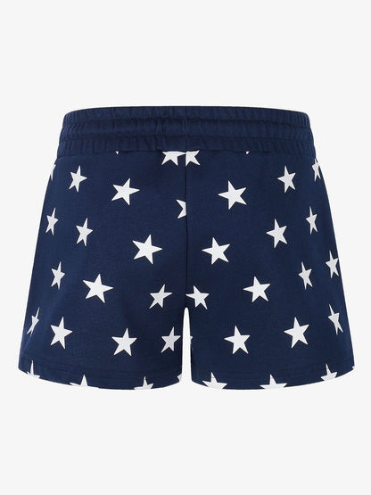 Streetwear Flag Graphic Mini Shorts