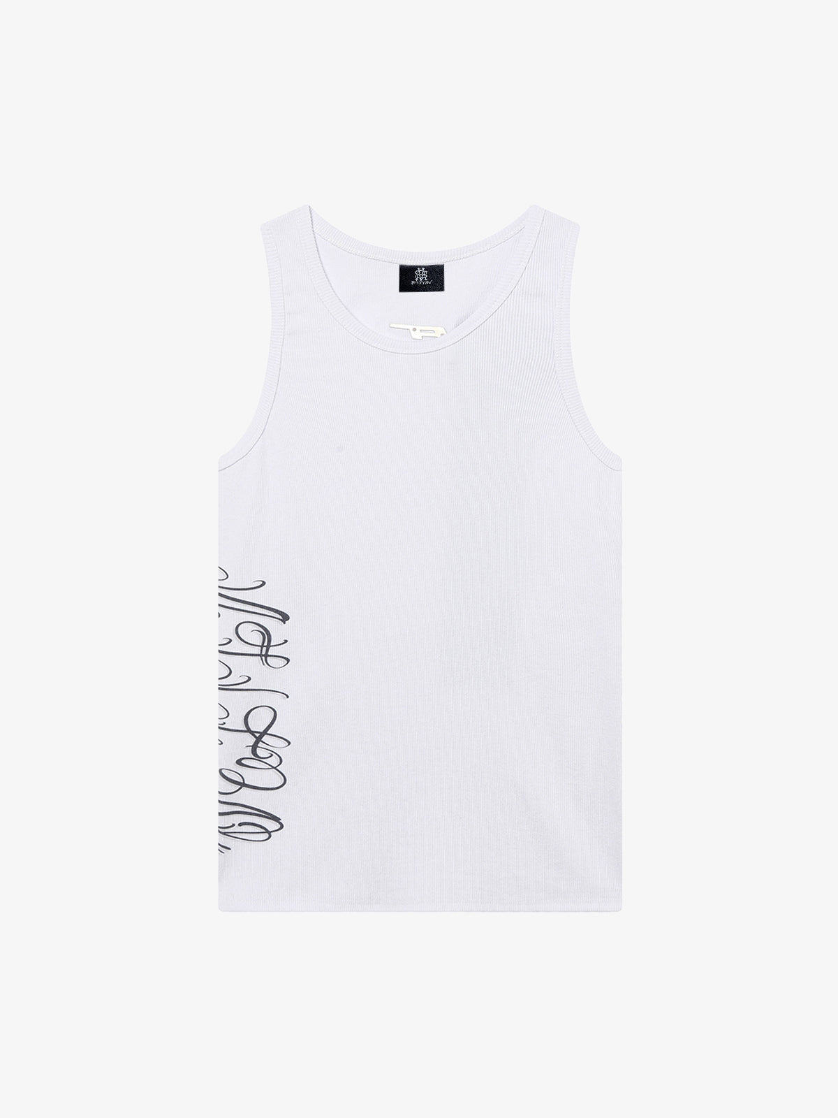Street Ribbed Slim Fit Printed Vest 