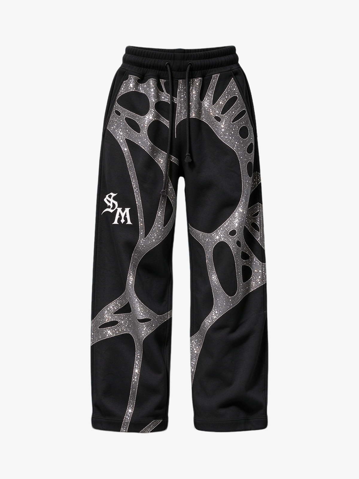 Spiderweb Graphic Full-Zip Hoodie & Sweatpants Set