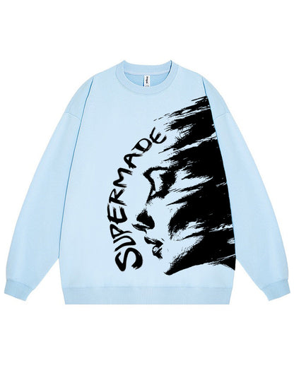 Stylish Graphic Crewneck Sweatshirt for Casual Wear 