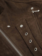 Studded Cropped Utility Jacket