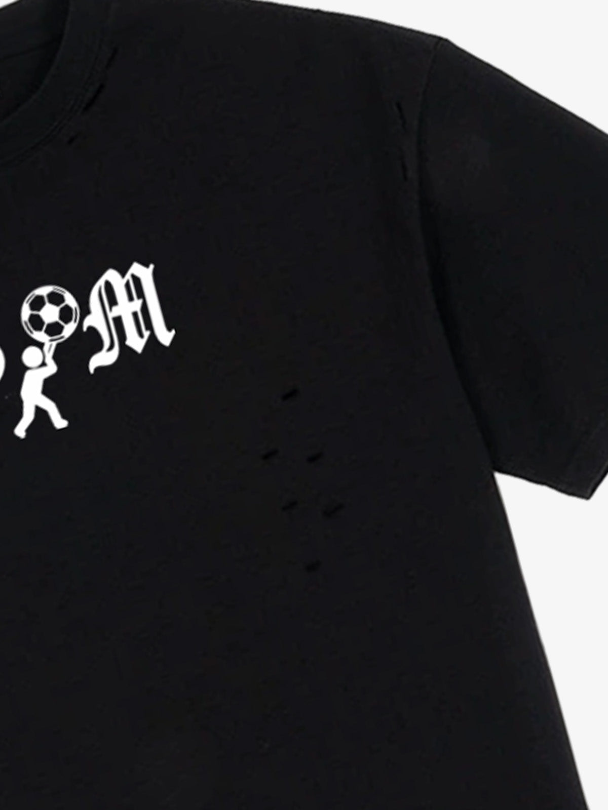 SM Soccer Graphic Distressed T-Shirt 