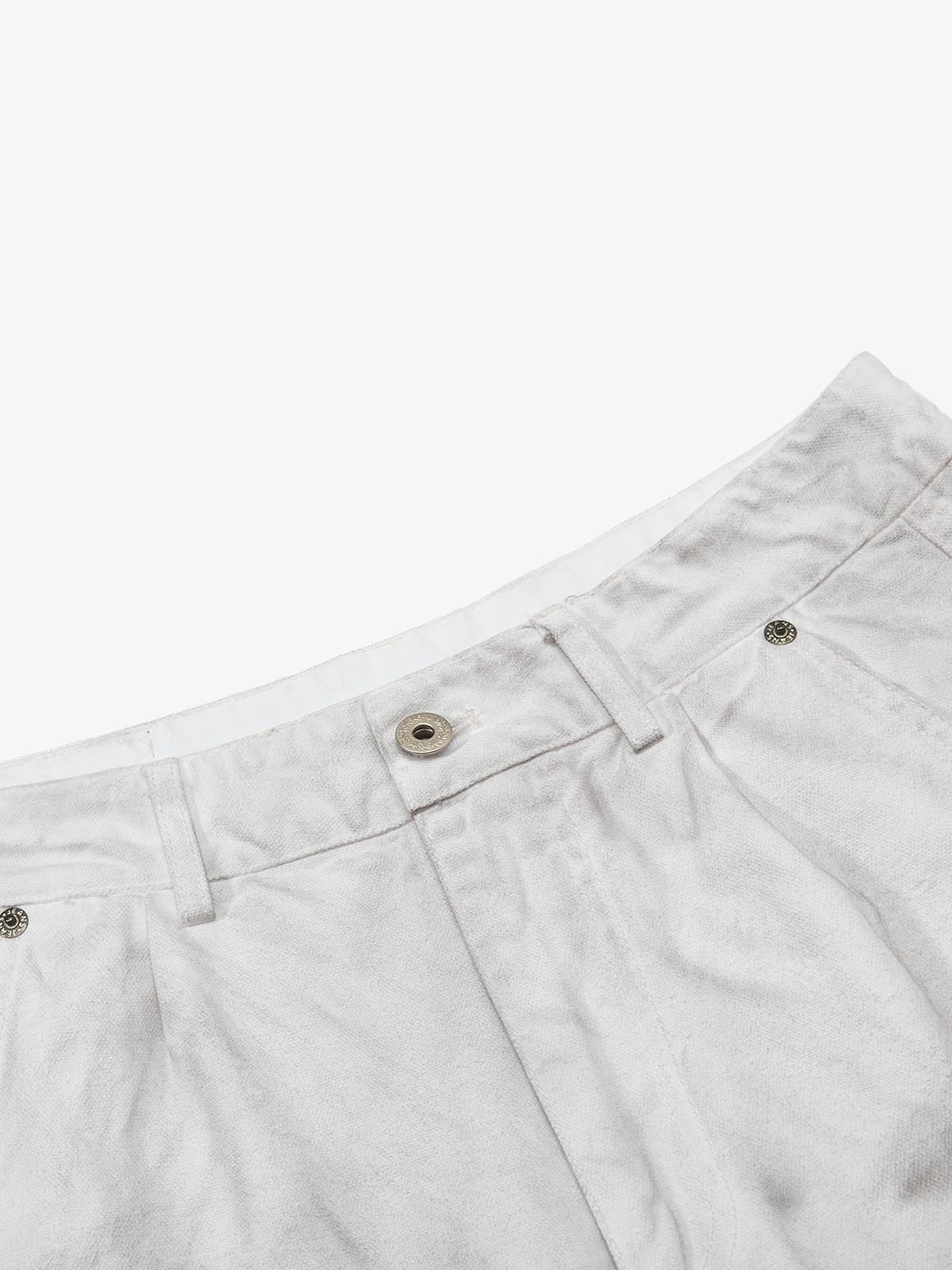Vintage Star Detail Washed Cargo Jeans 
