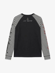 Columbus Graphic Raglan Long Sleeve Tee; Basic Black / S, Basic Black / M, Basic Black / L, Basic Black / XL, Basic Black / 2XL