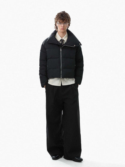 Stylish High-Collar Puffer Jacket for Winter Essentials 