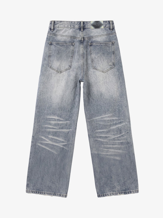 Jeans im Distressed-Look
