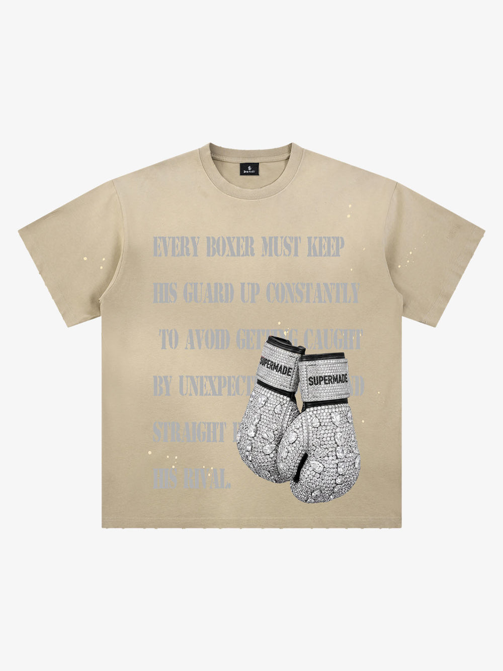 Rhinestone Boxing Glove Tee