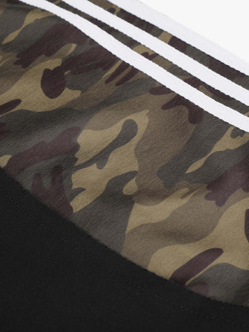 Camo Patchwork Baggy Sweatpants