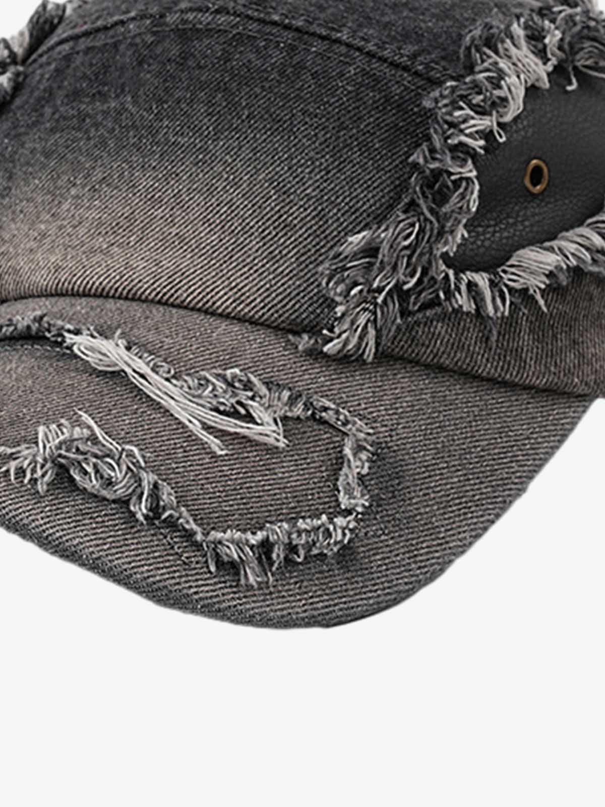 Ripped Denim Baseball Cap
