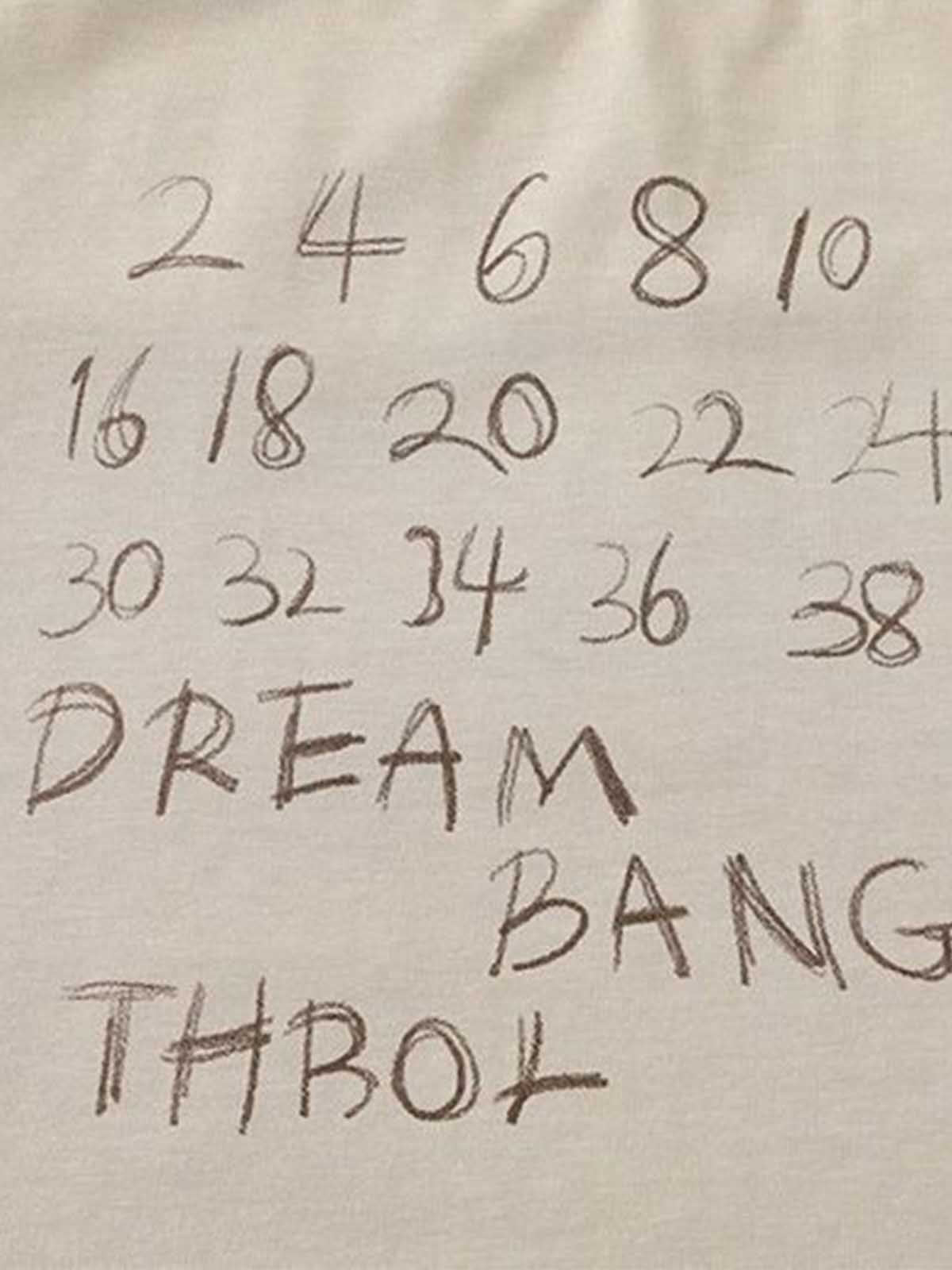 Hand-Drawn Numeric Jersey T-Shirt 