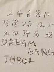Hand-Drawn Numeric Jersey T-Shirt 