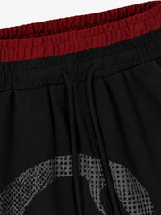 Oversized-Zip Skeleton Graphic Hoodie & Wide-Leg Sweatpants Set