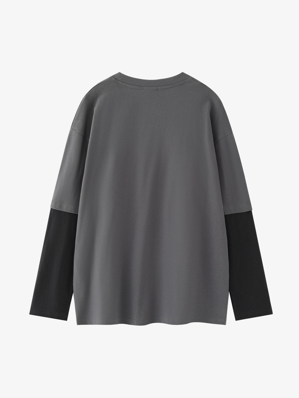 グラフィティパッチワーク長袖Tシャツ