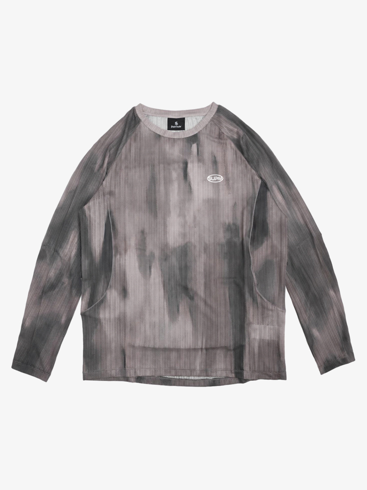 Langarmshirt mit Batik-Patchworkmuster